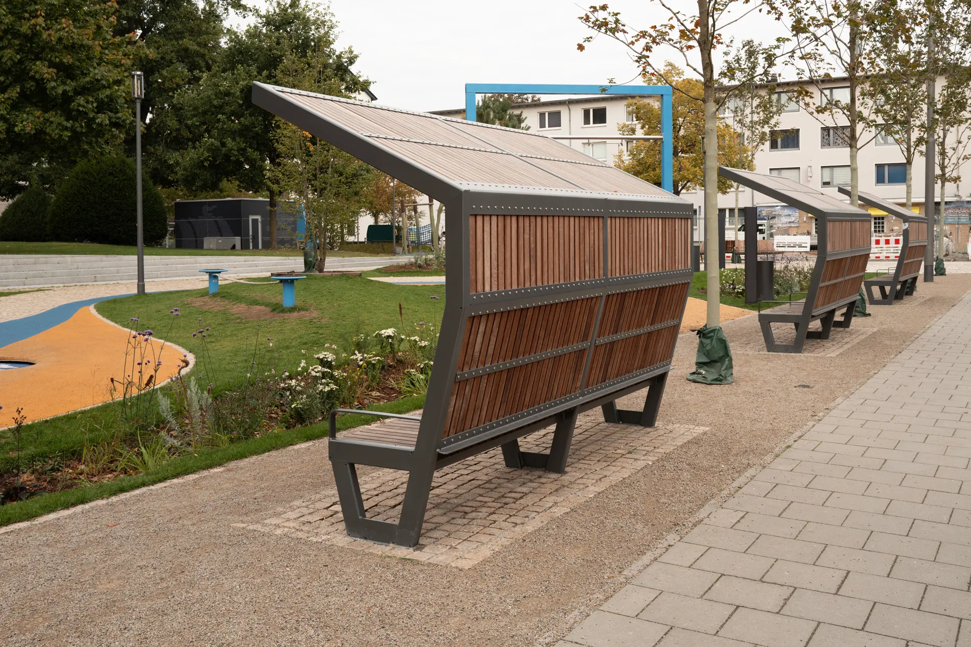 Bankpergola Bremerhaven